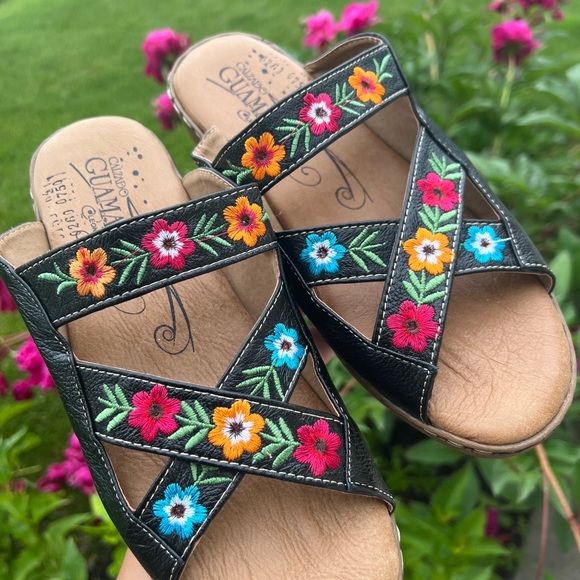 Handmade ethnic genuine leather sandals - Picture 7 of 15